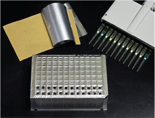 自粘胶敏铝箔膜50um可穿刺L100202